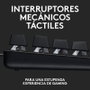 Logitech G413 TKL SE - Teclado Gaming Mecánico Táctil para PC, Interruptores Táctiles, Teclas PBT, Cubierta Aluminio, Retroiluminación LED Blanca, USB, Sin Teclado Numérico